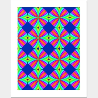 Bright Pattern Posters and Art